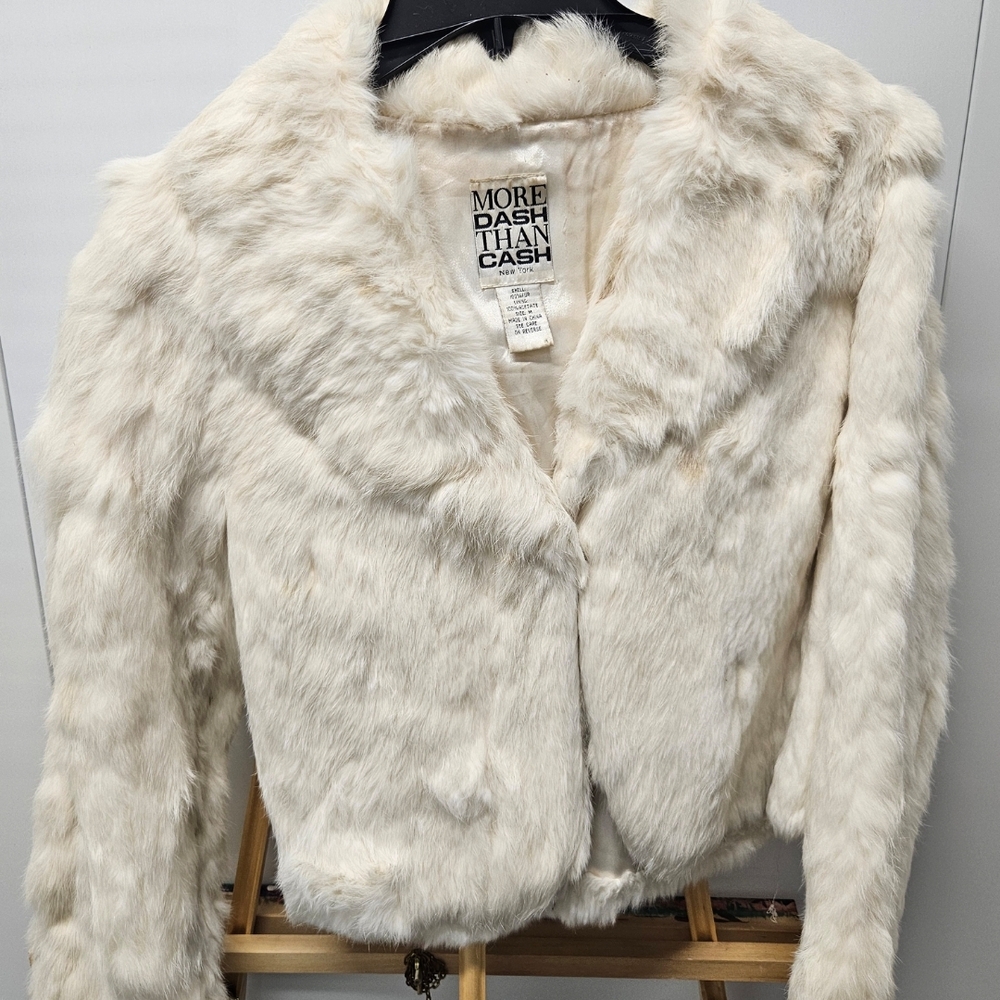 Cream Faux Fur Jacket